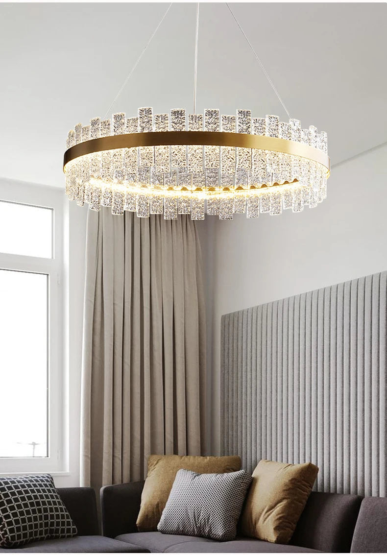 Luxury Crystal Pendant Light