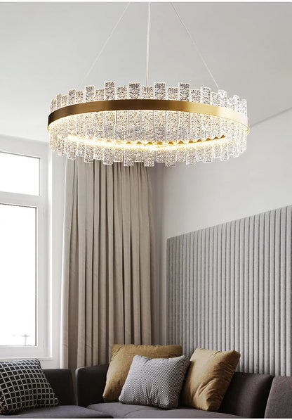 Luxury Crystal Pendant Light