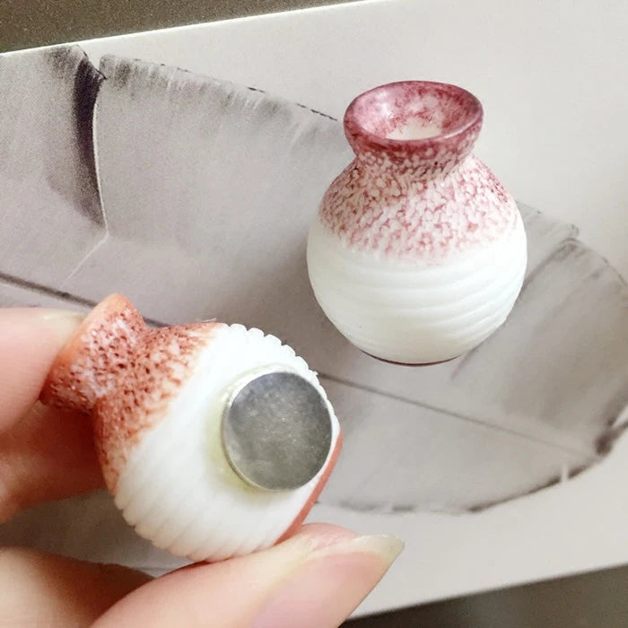 Mini Floral Vase Fridge Stickers