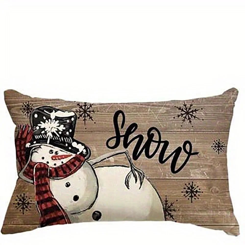Christmas Pillowcases: Snowman, Hello Winter, Merry & Bright