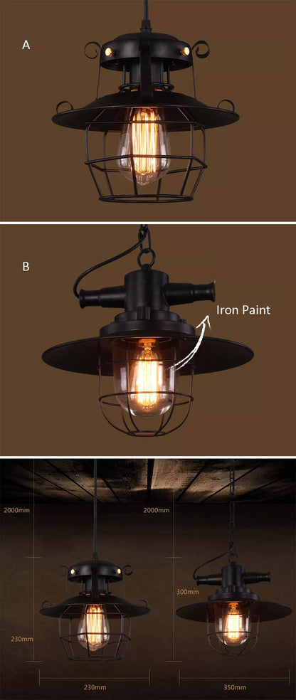 Industrial Style Pendant Light