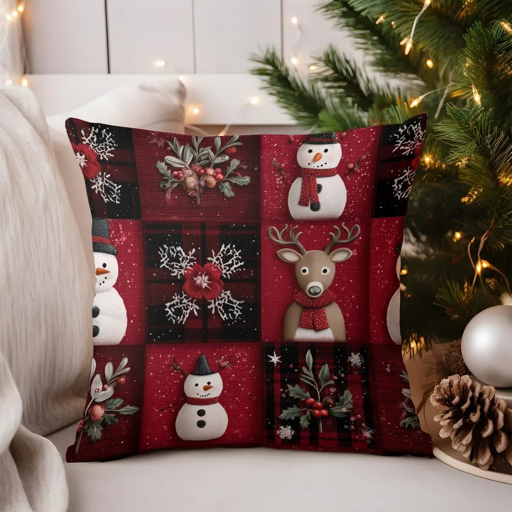 Christmas Pattern Pillow Cover