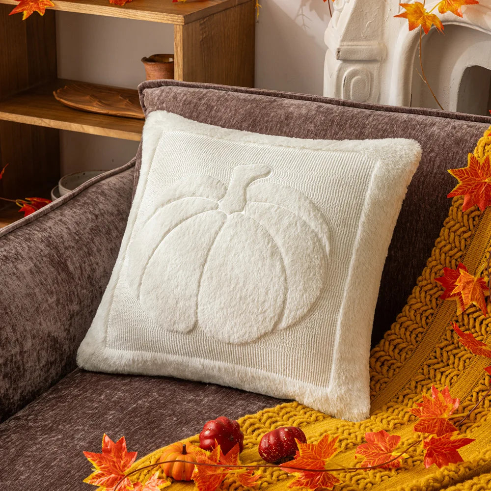 Halloween Pumpkin Plush Pillowcase
