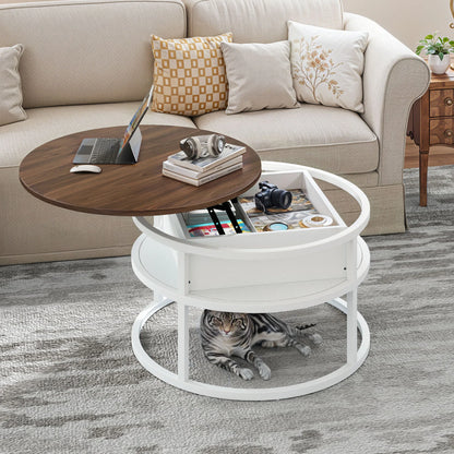 Round Lift Top Coffee Table