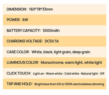 Chargeable Wall Lamp