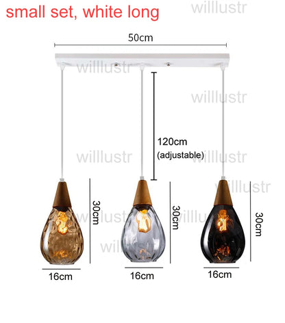 Aquatex Glass Pendant Light