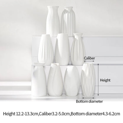 White Vase Mini Flower Pot