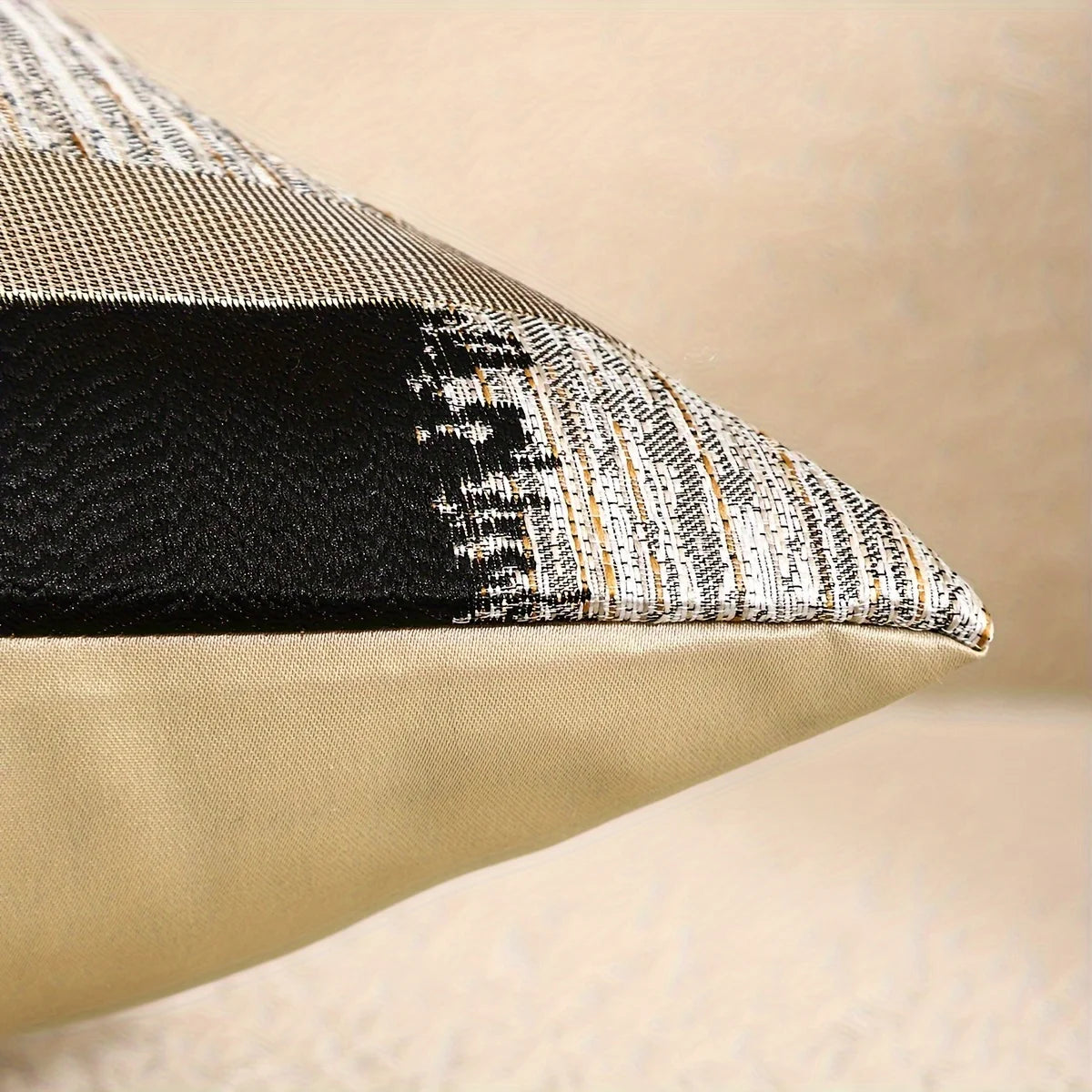 Gold Silk Pillow Cover