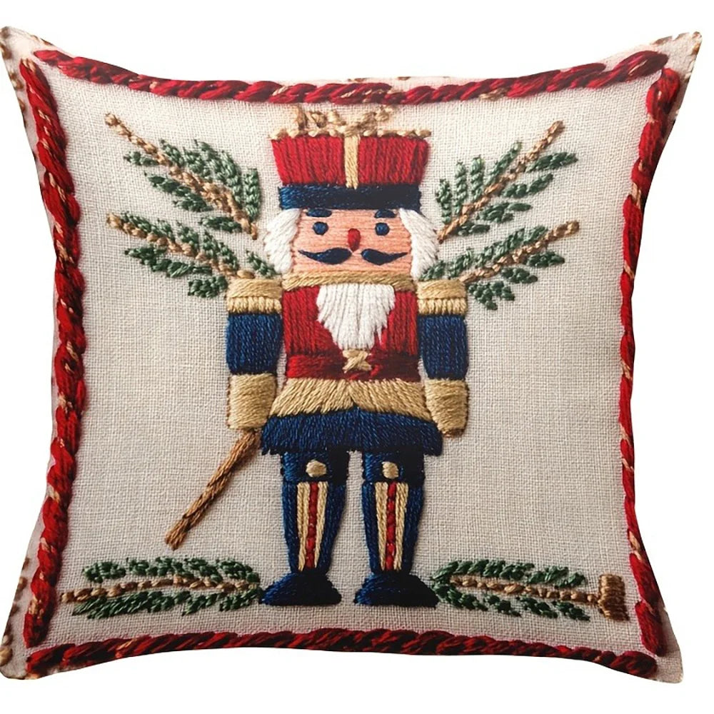 Christmas Nutcracker Printed Pillowcase