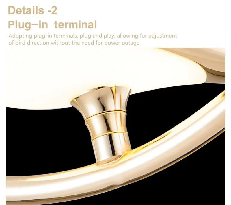 Magpie Bird LED Pendant Light