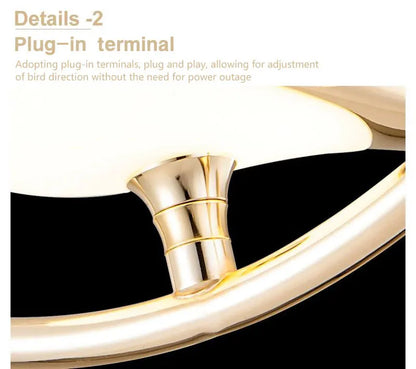 Magpie Bird LED Pendant Light