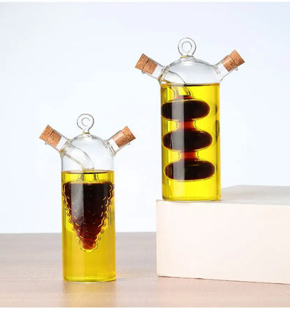 Two-in-one Glass Oil Bottle