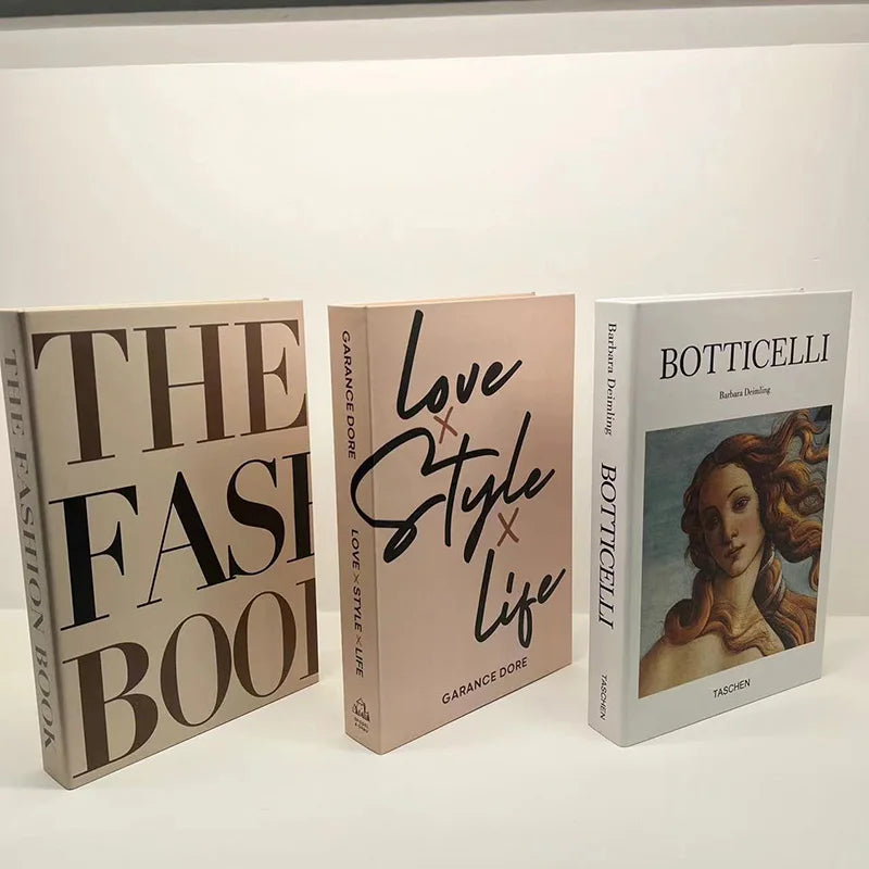 Decoration Fake Books 3pcs/Set