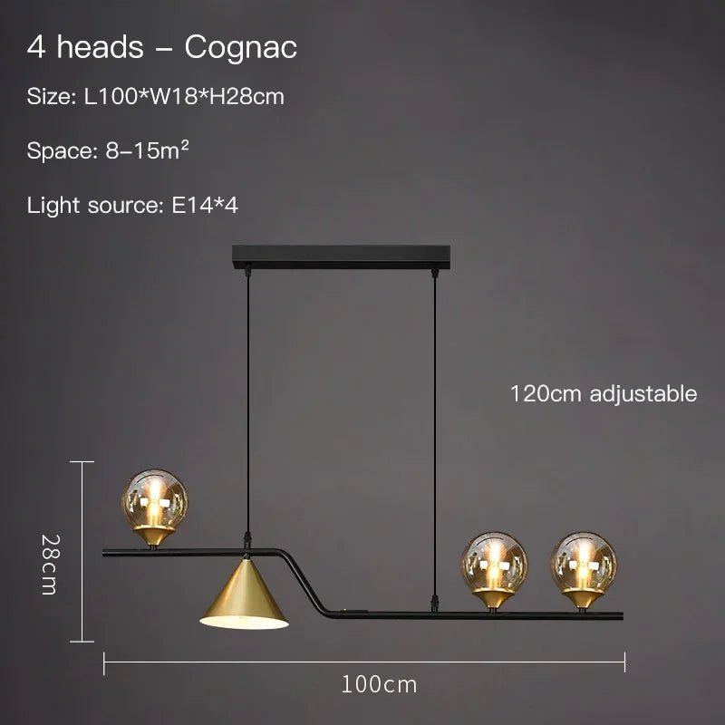 Scandinavia Glass Chandelier