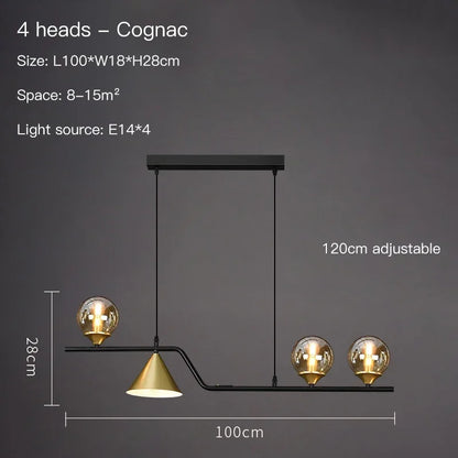 Scandinavia Glass Chandelier