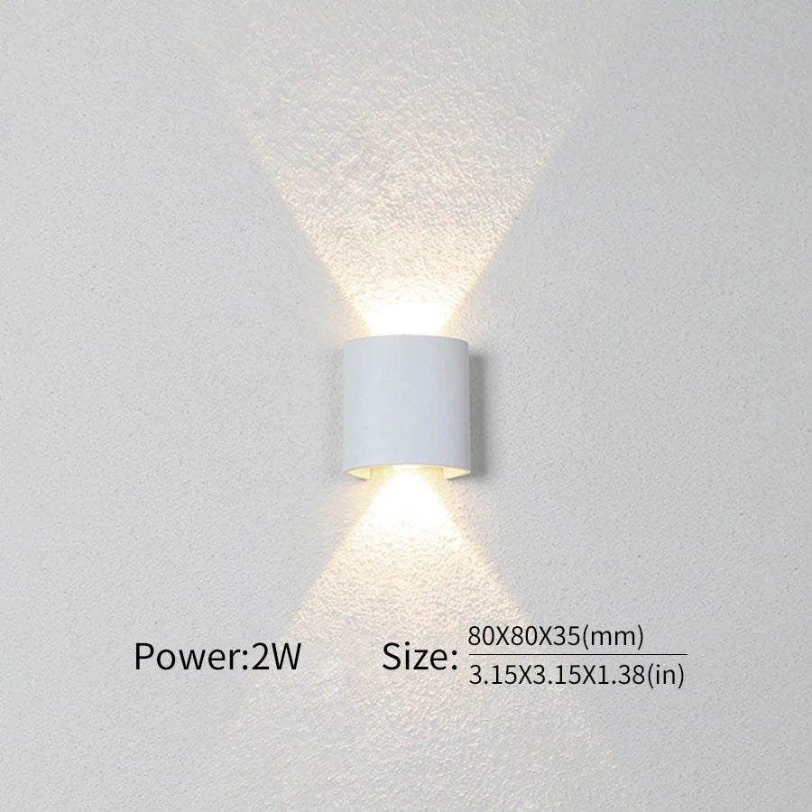 2W LED Wall Outdoor Lamp