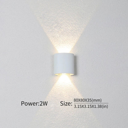 2W LED Wall Outdoor Lamp