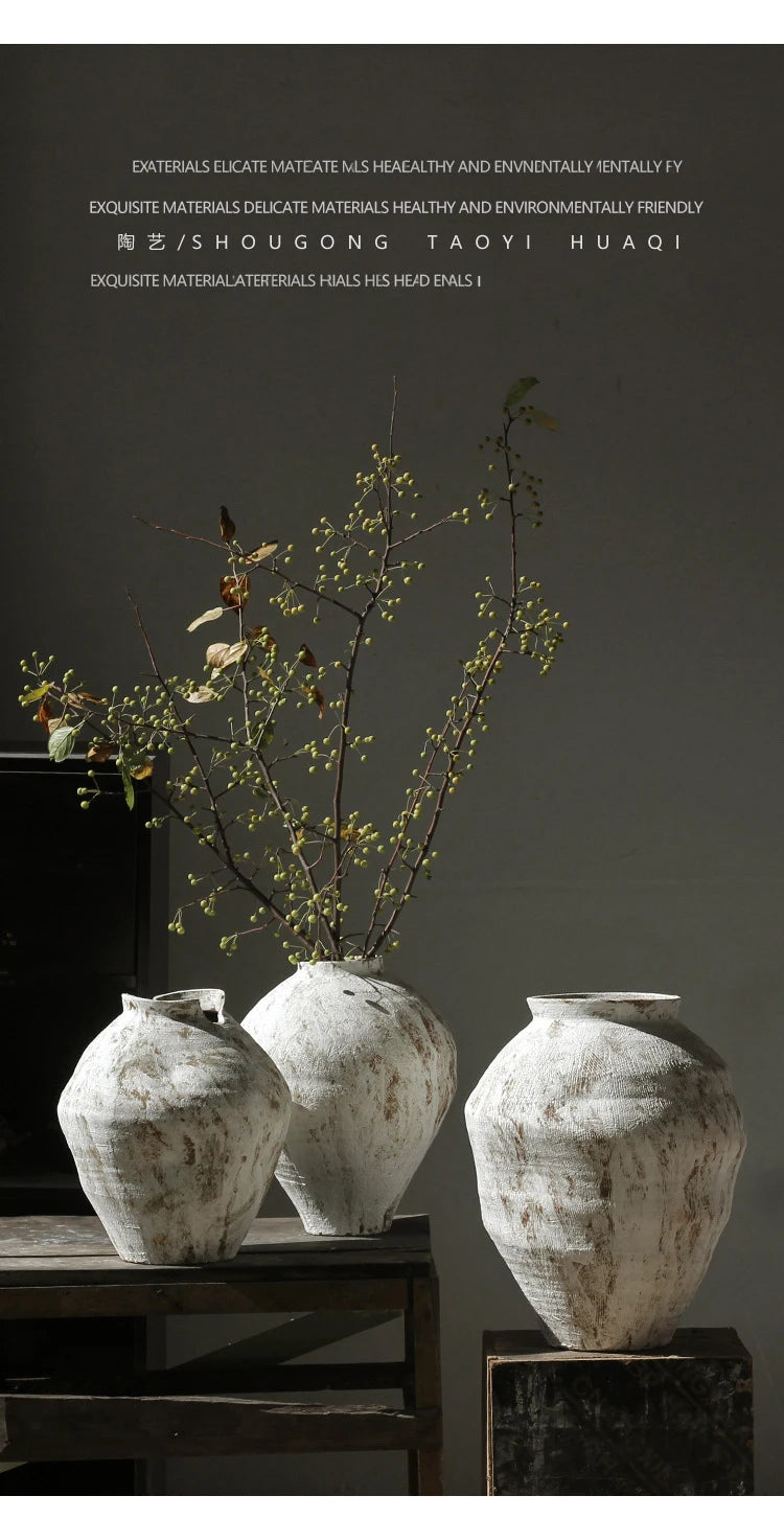 Zen Rough Pottery Jar