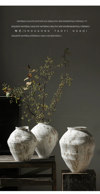 Zen Rough Pottery Jar