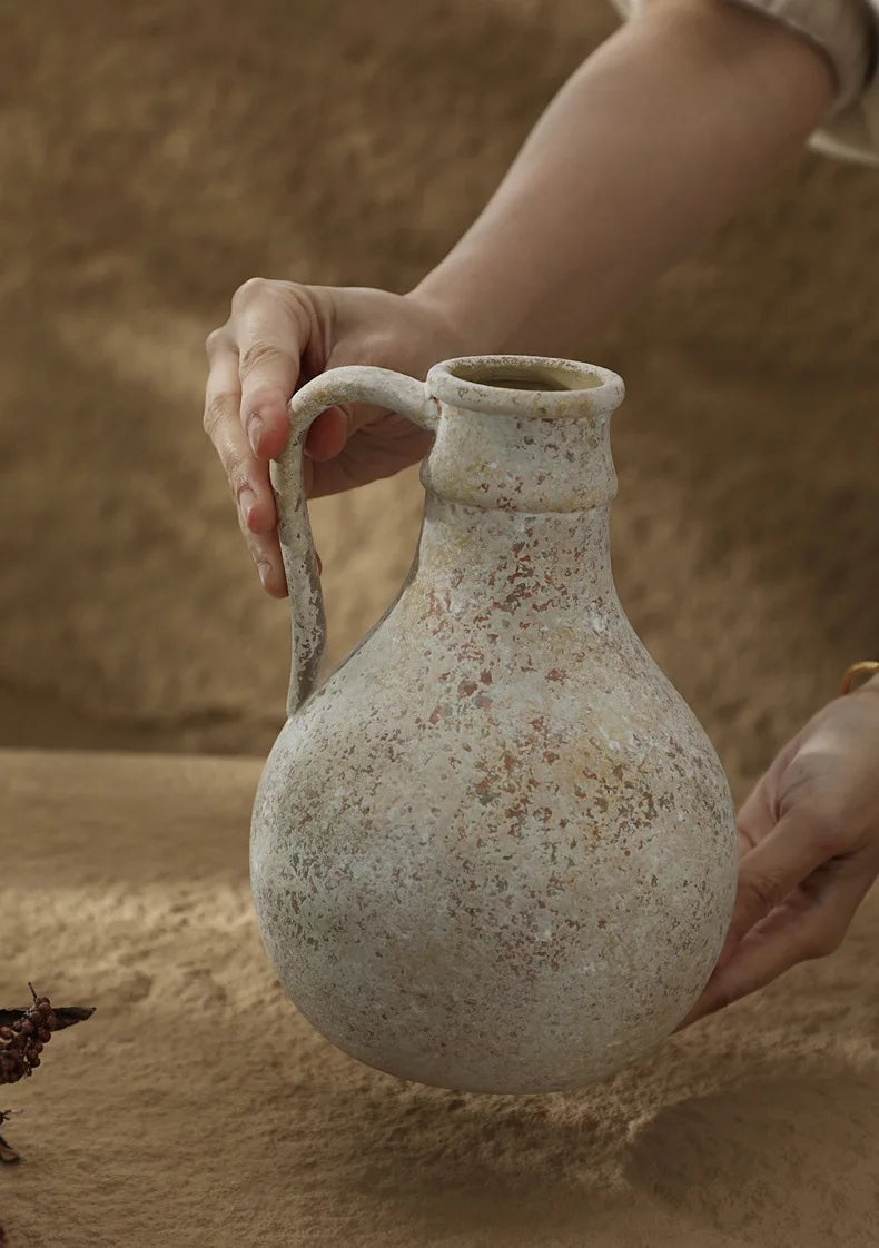 CAPIRON Retro Style Pottery Vase