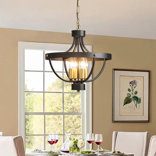 Modern Farmhouse Geometric Chandelier