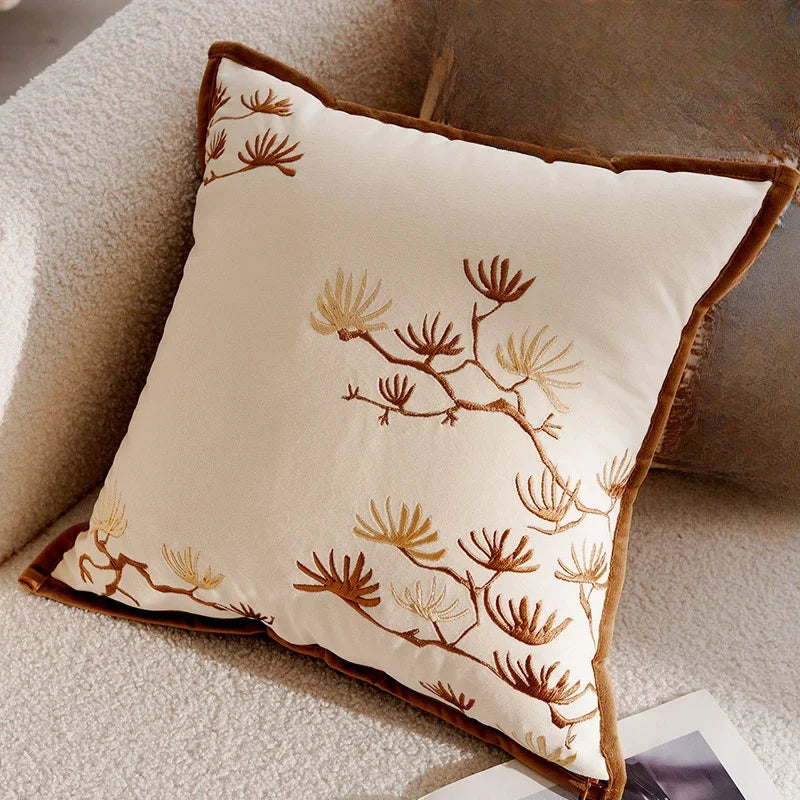 Retro Simple Throw Pillow Cover