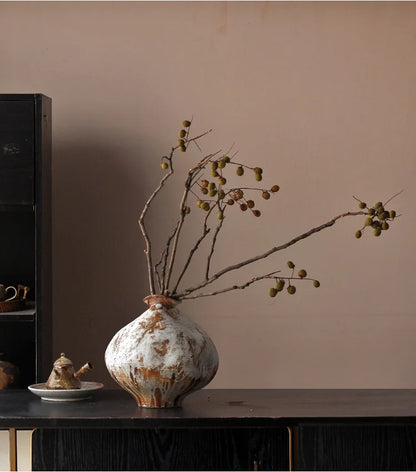 Vintage Wabi-Sabi Style Pot