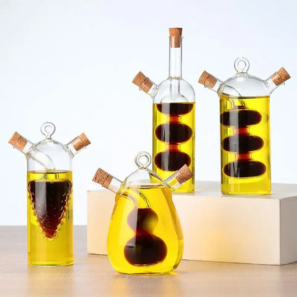 Two-in-one Glass Oil Bottle