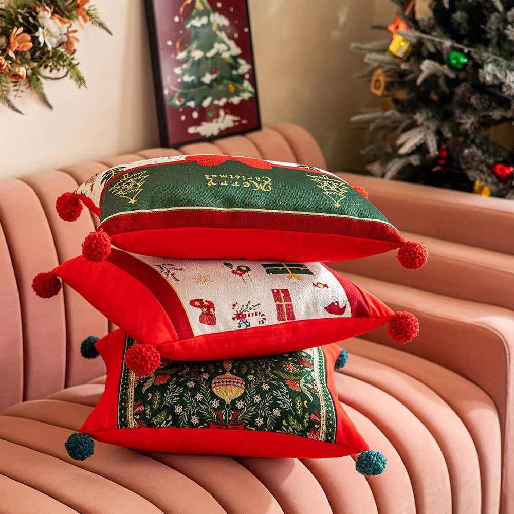 Christmas Cushion Cover Cartoon
