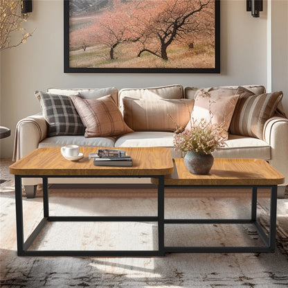 Industrial Coffee Table Set