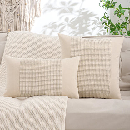 Jacquard Throw Pillow Cover