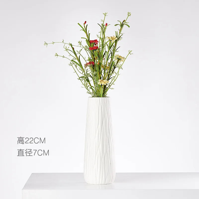 Modern White Ceramic Vase
