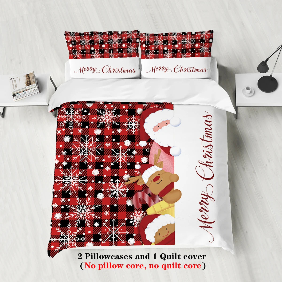Duvet Christmas Themed 3 pc Set