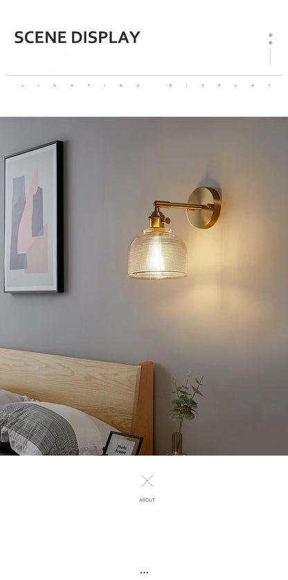 Modern Glass Wall Lamp