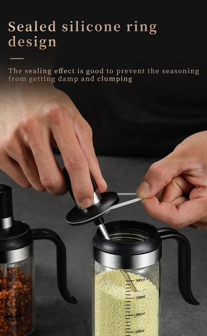 Seasoning Bottle with Spoon