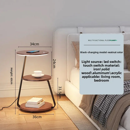 Bedside Table With Wireless Charger