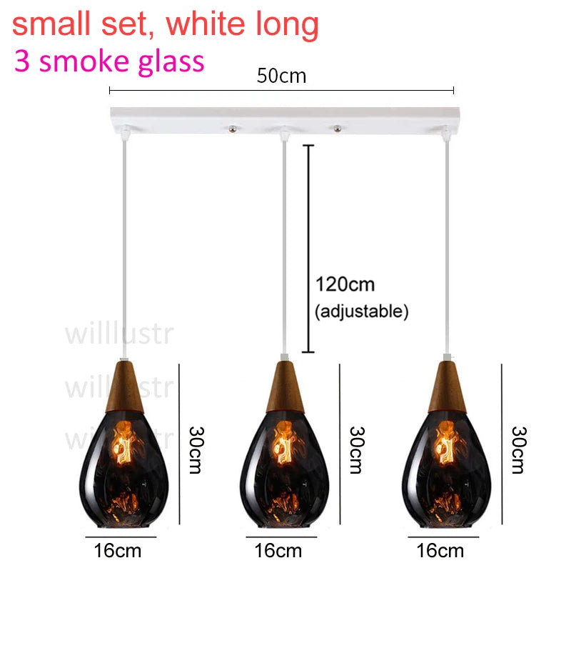 Aquatex Glass Pendant Light