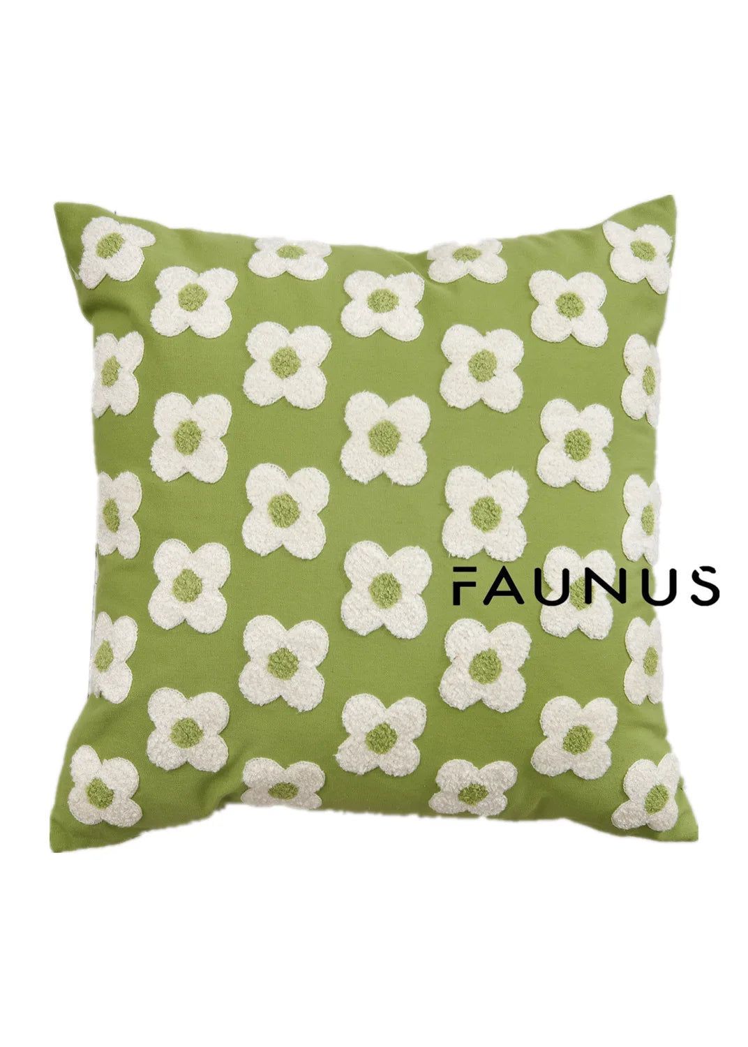 Daisy Embroidery Throw Pillow Covers