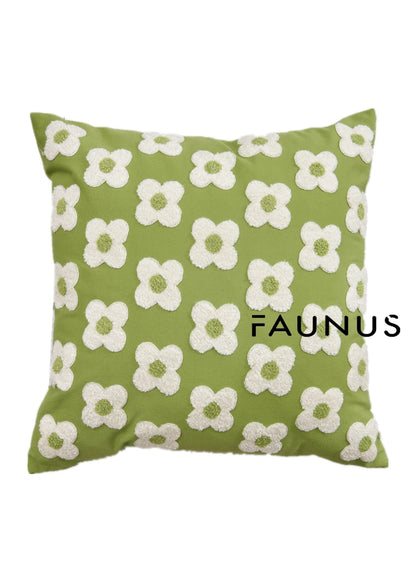 Daisy Embroidery Throw Pillow Covers