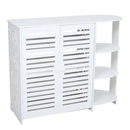 Double Door Shoe Cabinet 4-Layer