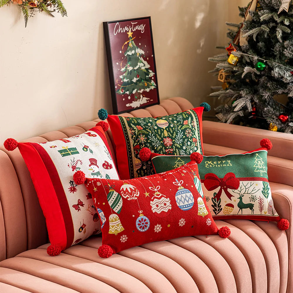 Christmas Cushion Cover Cartoon