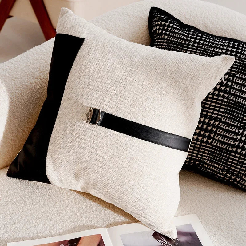 Retro Simple Throw Pillow Cover