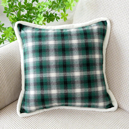 Luxury Green Stamping Throw Pillow Cover