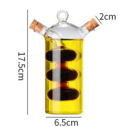 Two-in-one Glass Oil Bottle