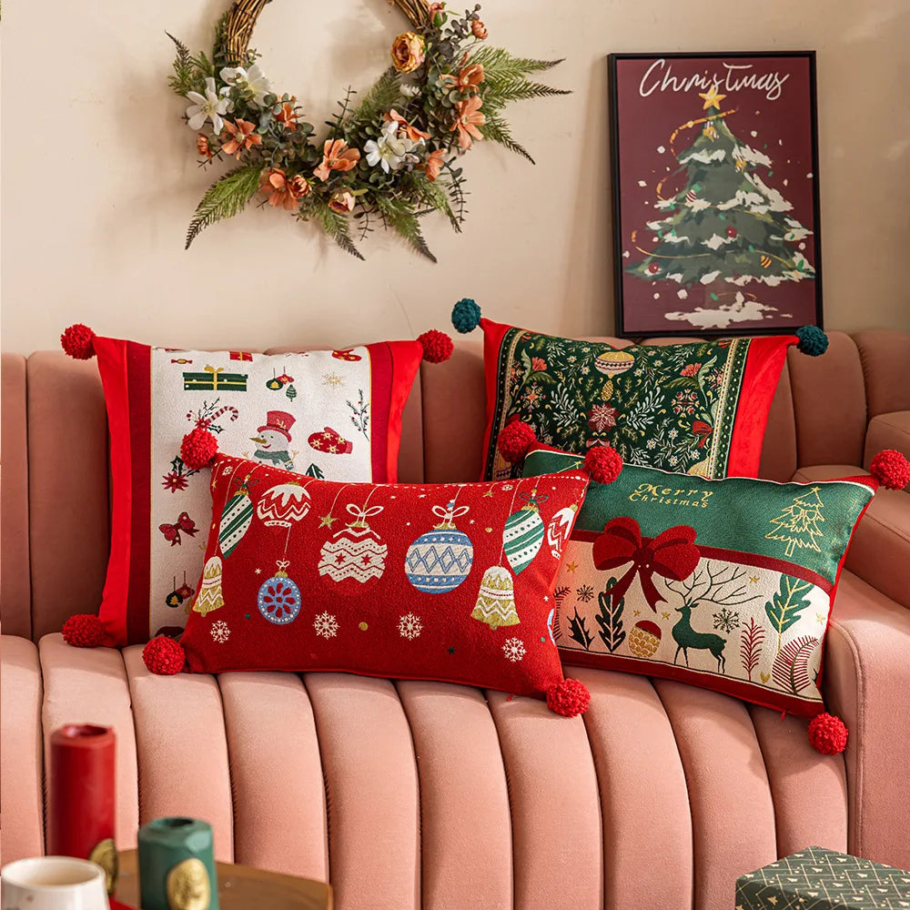 Christmas Cushion Cover Cartoon