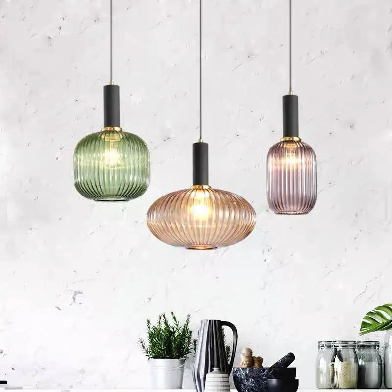 Smoke Glass Pendant Lights