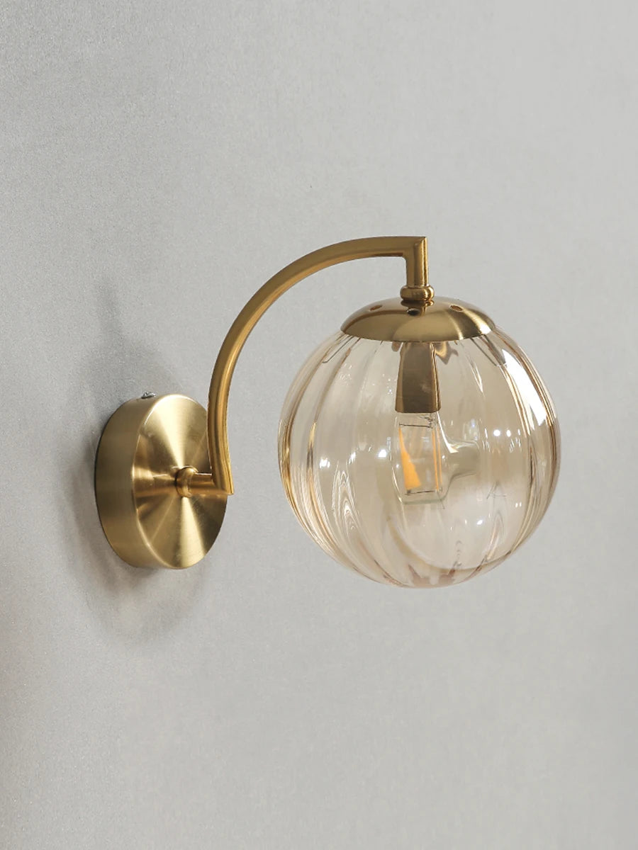 Color Glass Wall Light