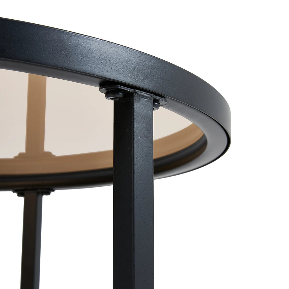 Glass Nesting Table Set