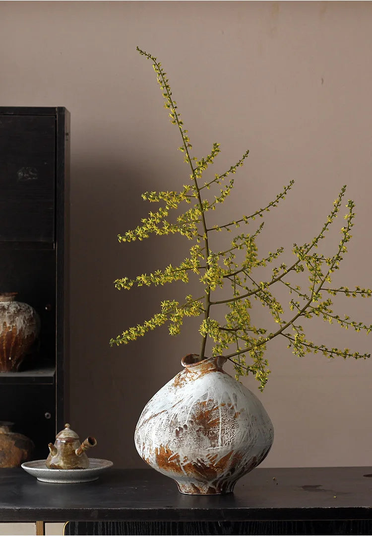 Vintage Wabi-Sabi Style Pot