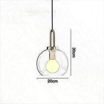 Industrial Smoke Glass Pendant Light